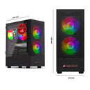 ScreenON - Intel Core i5 - 1000GB SSD - 32GB RAM - RTX 3050 - Gaming Set - V92023324 (24" Monitor + Toetsenbord + Muis)