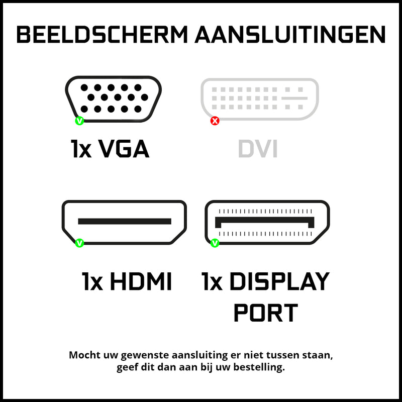 Screenon - Set de jeu - P1 (GamePC + moniteur de 24 pouces + clavier + souris)