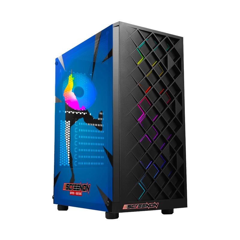 Screenon - Terminer le jeu PC Fortnite Gaming - X22899 - V1 (Game PC X22899 + Moniteur de 24 pouces + clavier + souris + contrôleur)