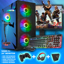 Screenon - Terminez les ensembles de PC Fortnite Gaming - (jeu PC + moniteur de 27 pouces + clavier + souris + contrôleur)
