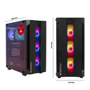 ScreenON - Game Computer / Gaming PC - Ryzen 5 - 500GB M.2 SSD - 16GB RAM - Radeon RX 550 - Game PC TX87412 - Windows 11