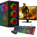 ScreenON - Gaming Set - S24-TX88793 (24" Monitor + Toetsenbord + Muis)