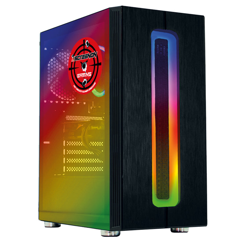 ScreenON - Game Computer / Gaming PC - Ryzen 5 - 1TB M.2 SSD - 16GB RAM - RX 580 - Game PC TX89421 - Windows 11