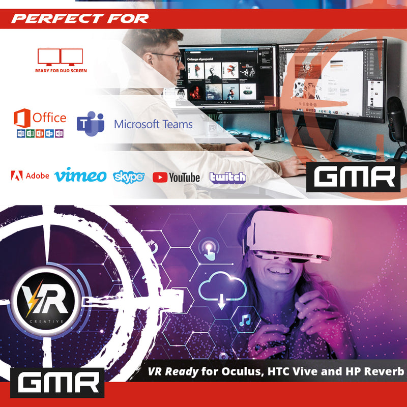 GMR - R3 GamePC - AMD Ryzen 3 - 240GB M.2 SSD - RX Vega 8 - 8GB RAM