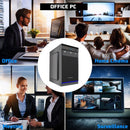 Ensemble PC complet Intel | Intel Core i5 | 16 Go DDR4 | 1 TB SSD - NVME + 2 x moniteur de 24 pouces + souris + clavier | Windows 11 Pro