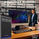 Ensemble PC complet Intel | Intel Core i5 | 16 Go DDR4 | 1 TB SSD - NVME + 2 x moniteur de 24 pouces + souris + clavier | Windows 11 Pro