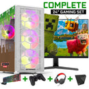 Screenon - Set de jeu - B2 (GamePC de base + moniteur de 24 pouces + clavier + souris)