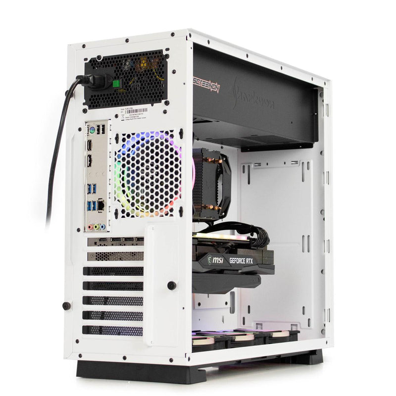 AMD Ryzen 7 3700X High-End Game PC / Streaming Computer - RTX 3070 8GB - 16GB RAM - 480GB SSD - 2TB HDD - ScreenOn