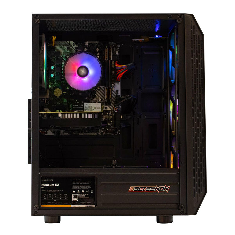 ScreenOn - AMD Ryzen 3 2200G Allround Game Computer / Gaming PC - GeForce GTX 1050 Ti 4GB - 8GB RAM - 1TB HDD - Windows 10 - ScreenOn