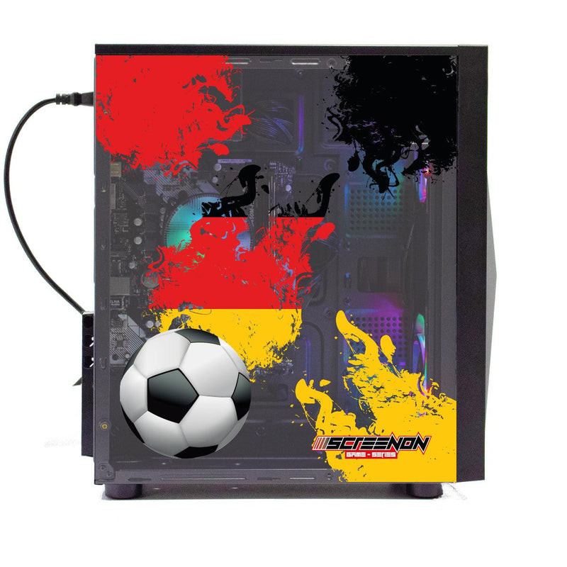 ScreenON - FIFA 23 Gaming PC Set + gratis FIFA 23 game cadeau – Duitsland edition - (GamePC.FF23-V1102024 + 24 Inch Monitor + Toetsenbord + Muis + Game controller) - ScreenOn