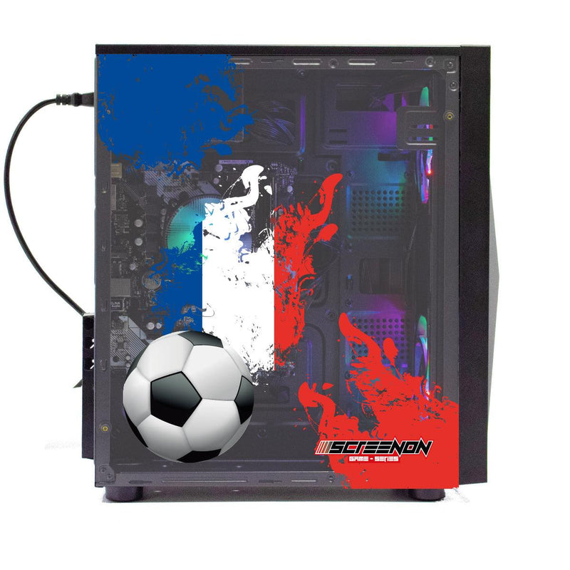 ScreenON - FIFA 23 Gaming PC Set + gratis FIFA 23 game cadeau – Frankrijk edition - (GamePC.FF23-V1103124 + 24 Inch Monitor + Toetsenbord + Muis + Game controller) - ScreenOn