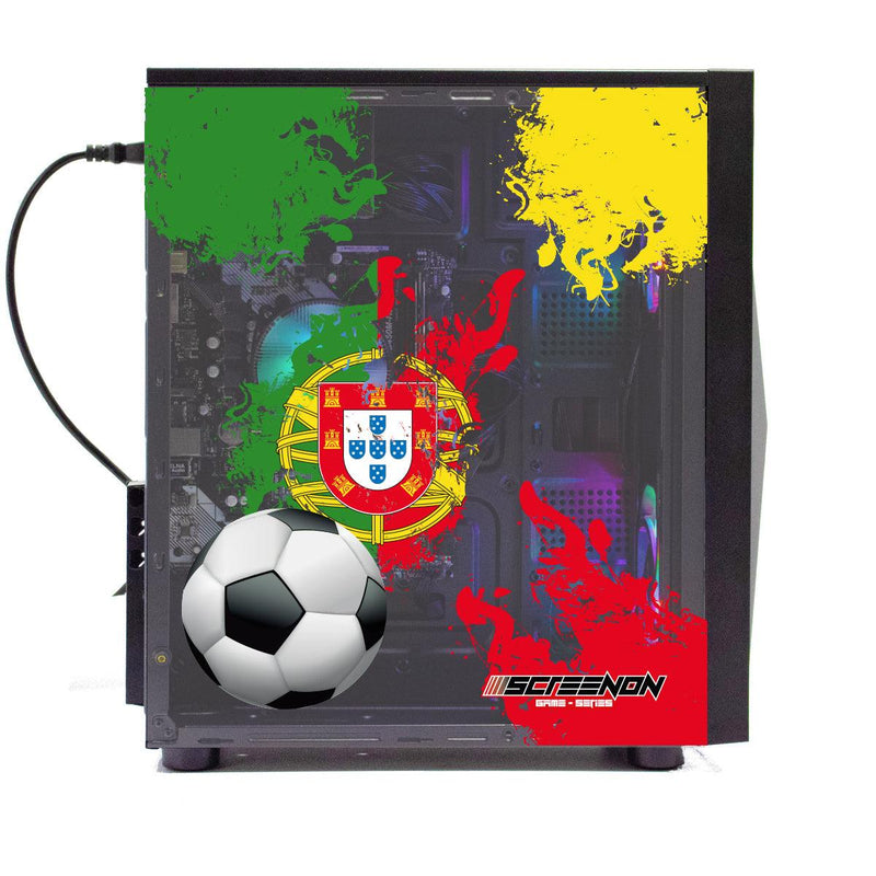 ScreenON - FIFA 23 Gaming PC Set + gratis FIFA 23 game cadeau – Portugal edition - (GamePC.FF23-V1106127 + 27 Inch Monitor + Toetsenbord + Muis + Game controller) - ScreenOn