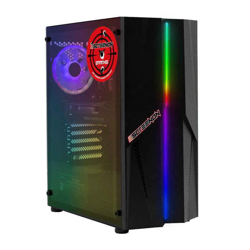 ScreenON - Game Computer / Gaming PC - Ryzen 5 - 1TB M.2 SSD - 16GB RAM - RTX 3050 - Game PC TX89417 - Windows 11 - ScreenOn