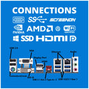 ScreenON - Intel Core i5 - 240GB M.2 SSD - GTX 1660 - Home/OfficePC.Z520125 - ScreenOn