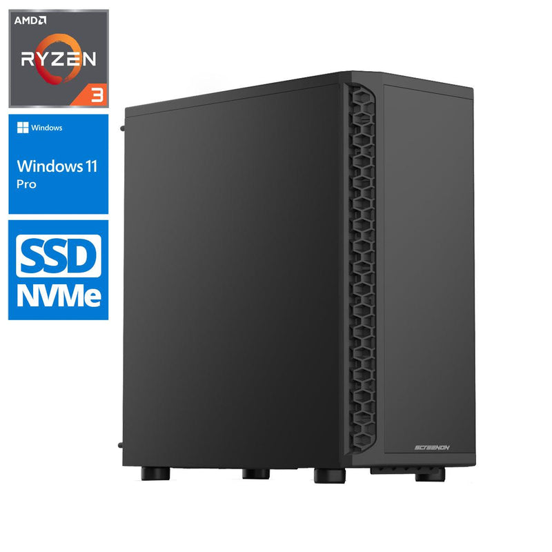 ScreenON - Leopard - AMD Ryzen 3 3200G - 240GB SSD - GTX 1630 4GB - Allround Game Computer - ScreenOn