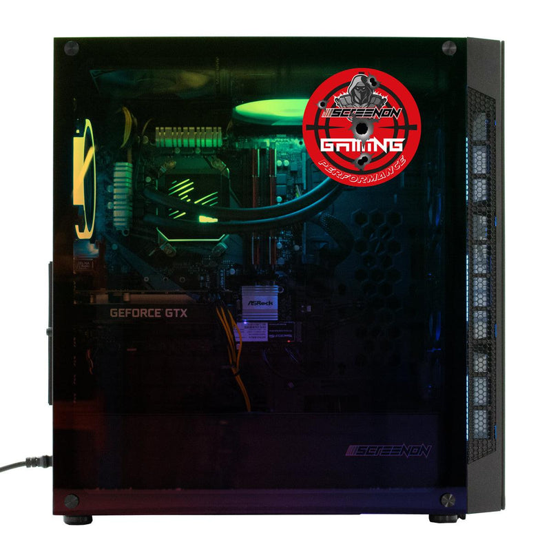 ScreenON - Night Shark - Ryzen 5 - 480GB M.2 SSD + 2TB HDD - RTX 3060 - GamePC.V47020 - WiFi - ScreenOn