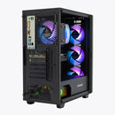 ScreenON - Racing Gaming Set + Aston Martin Flag - F4325027 - (GamePC.F13050 + 27 Inch Monitor + Toetsenbord + Muis + Controller + Gratis Aston Martin Flag) - ScreenOn